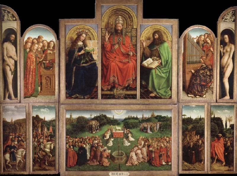 Jan Van Eyck Ghent Altarpiece oil painting picture